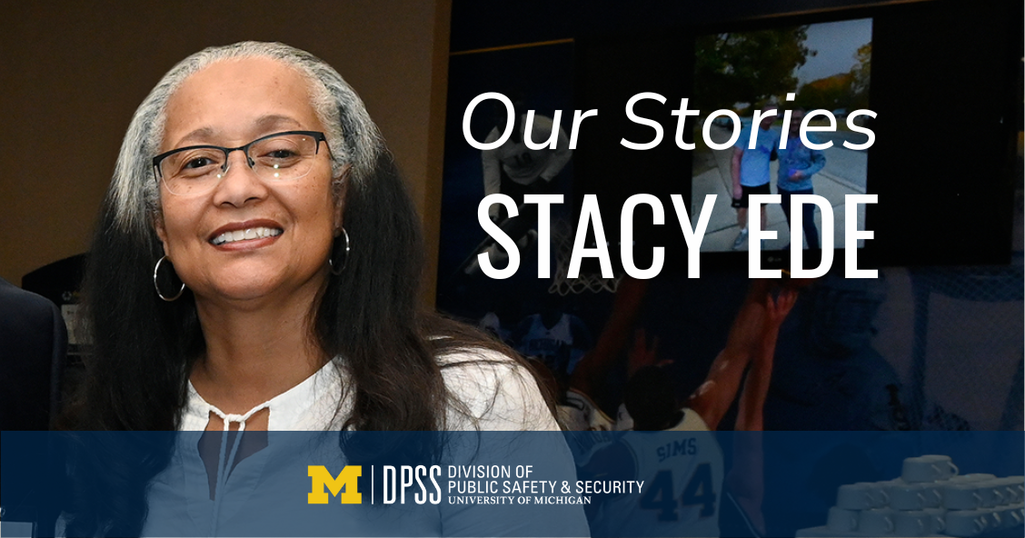 Graphic with a photo of Stacy Ede and the title of the article.